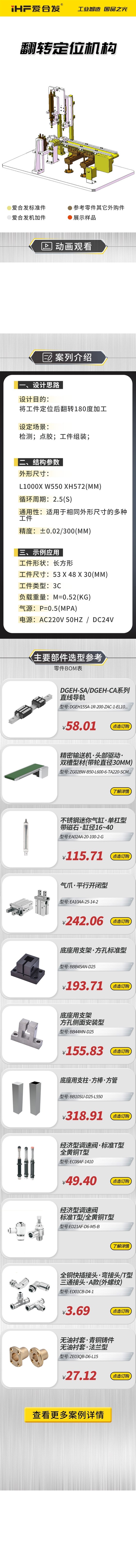 愛合發(fā)：案例介紹，翻轉(zhuǎn)定位機構(gòu)！